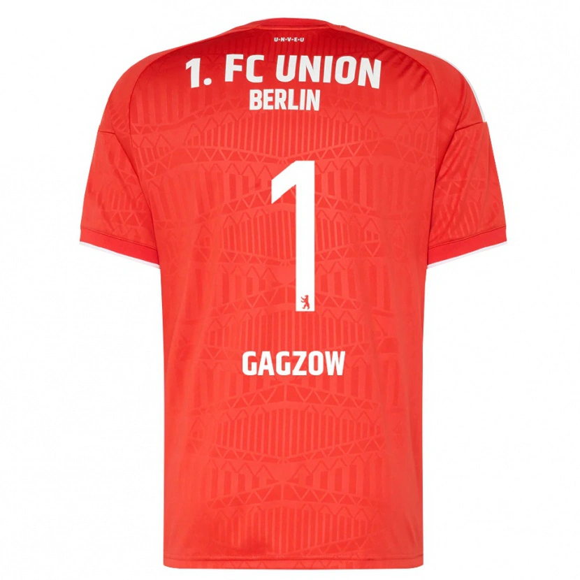 Danxen Mænd Fritz Gagzow #1 Rød Hvid Hjemmebane Spillertrøjer 2026/27 Trøje T-Shirt