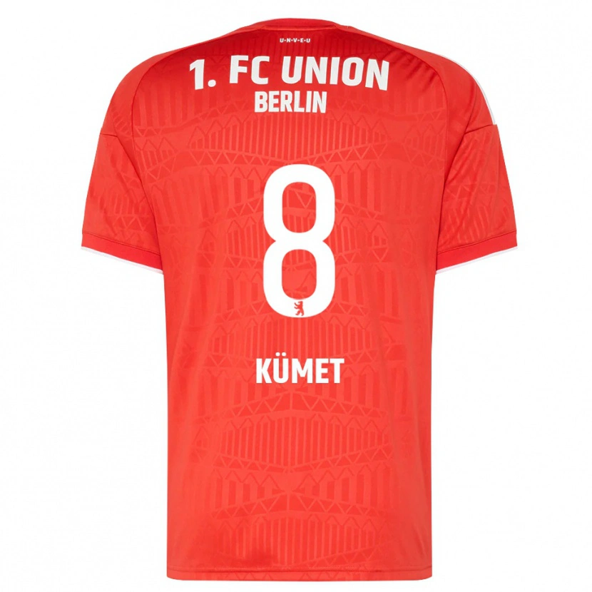 Danxen Mænd Hewal Kümet #8 Rød Hvid Hjemmebane Spillertrøjer 2026/27 Trøje T-Shirt