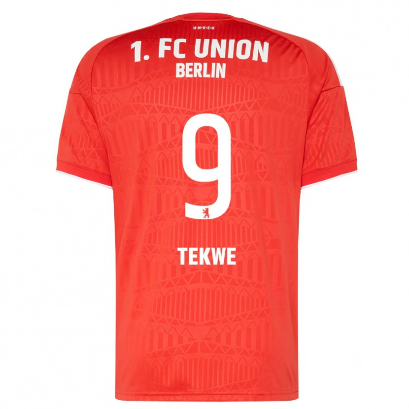 Danxen Mænd Harry Tekwe #9 Rød Hvid Hjemmebane Spillertrøjer 2026/27 Trøje T-Shirt
