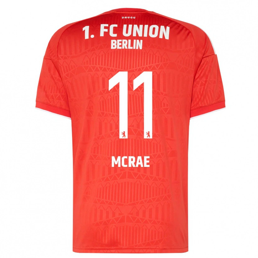 Danxen Mænd Dylan Mcrae #11 Rød Hvid Hjemmebane Spillertrøjer 2026/27 Trøje T-Shirt