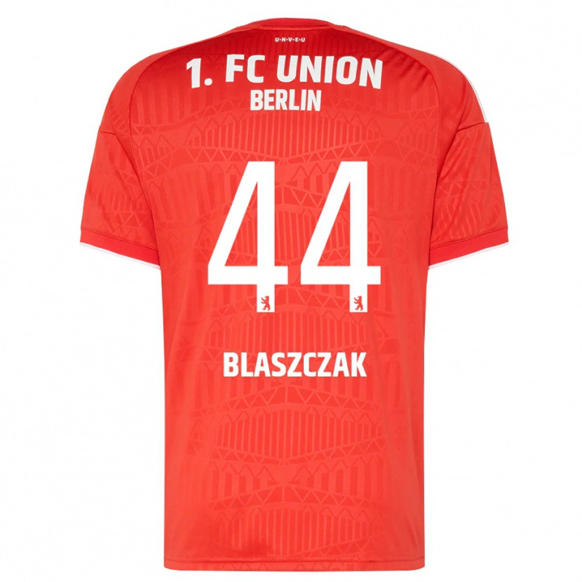 Danxen Mænd Tim Blaszczak #44 Rød Hvid Hjemmebane Spillertrøjer 2026/27 Trøje T-Shirt