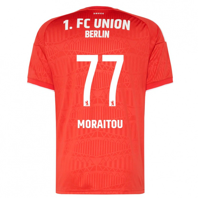 Danxen Mænd Athanasia Moraitou #77 Rød Hvid Hjemmebane Spillertrøjer 2026/27 Trøje T-Shirt