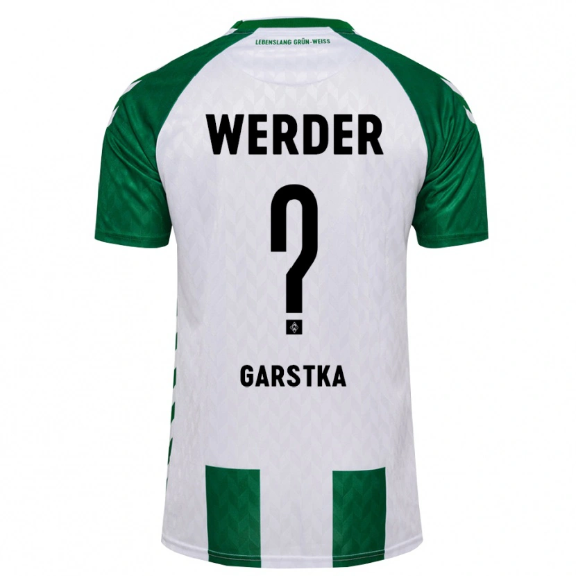 Danxen Mænd Maximilian Garstka #0 Grøn Hvid Hjemmebane Spillertrøjer 2026/27 Trøje T-Shirt