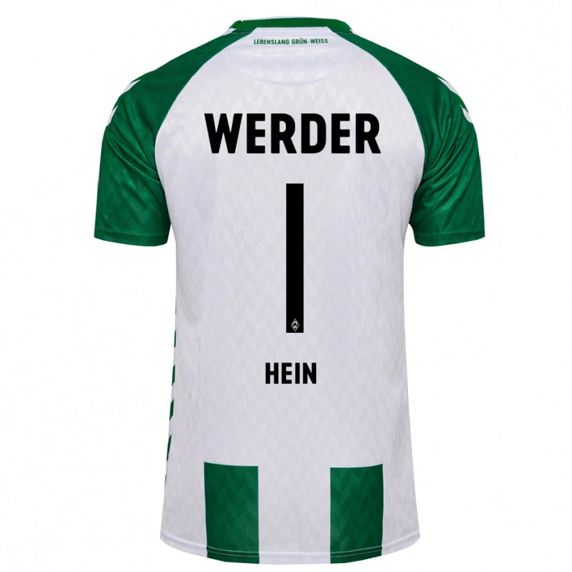 Danxen Mænd Karl Hein #1 Grøn Hvid Hjemmebane Spillertrøjer 2026/27 Trøje T-Shirt