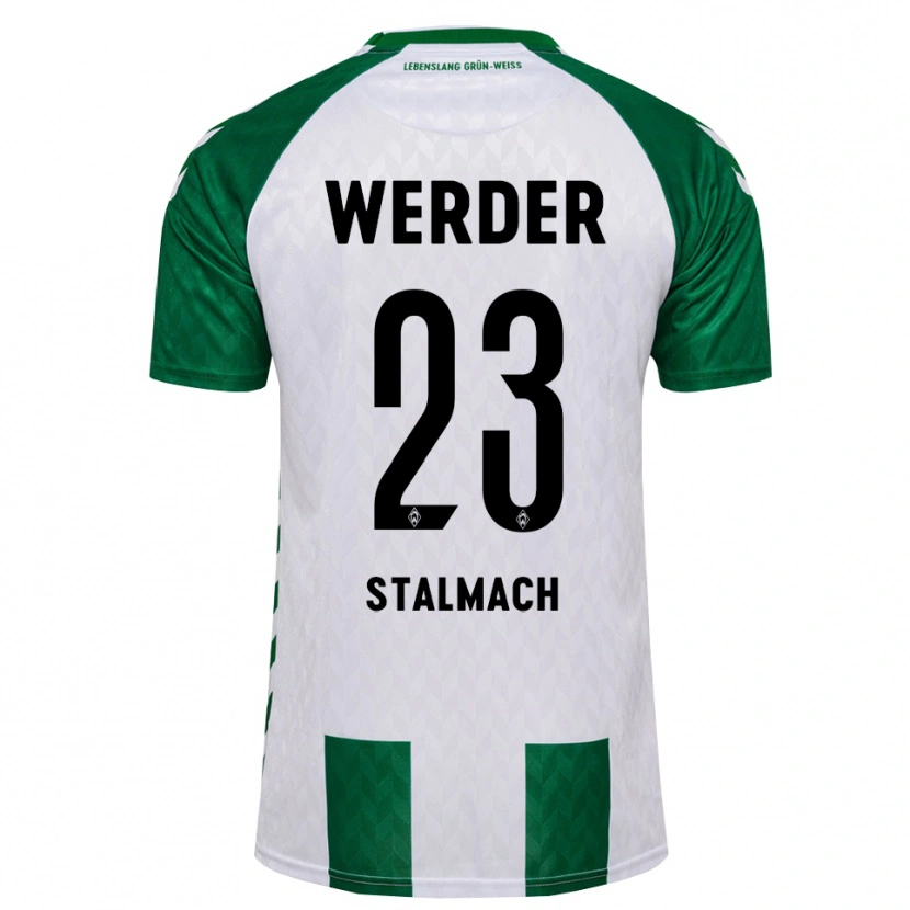 Danxen Mænd Dariusz Stalmach #23 Grøn Hvid Hjemmebane Spillertrøjer 2026/27 Trøje T-Shirt