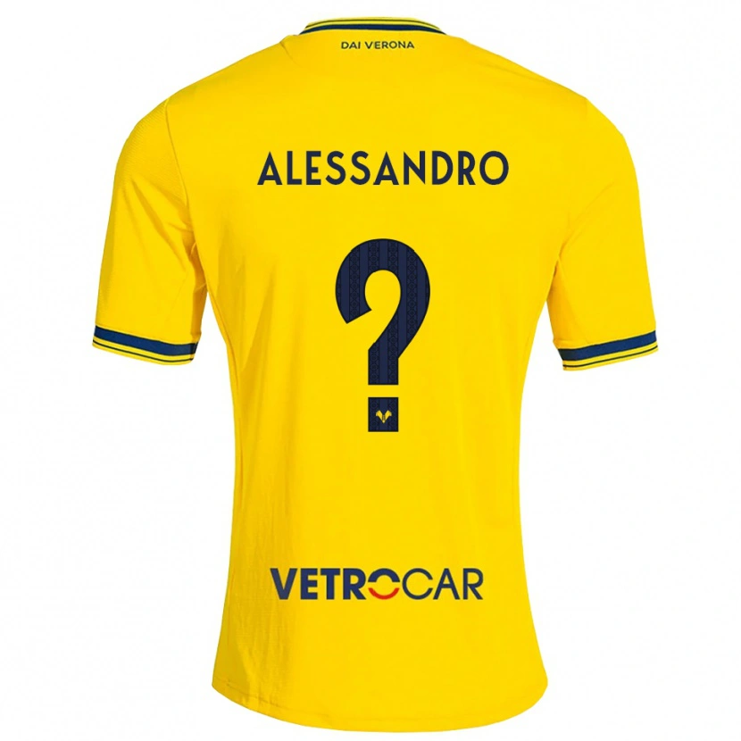 Danxen Mænd Alessandro Mariani #0 Gul Rød Udebane Spillertrøjer 2026/27 Trøje T-Shirt