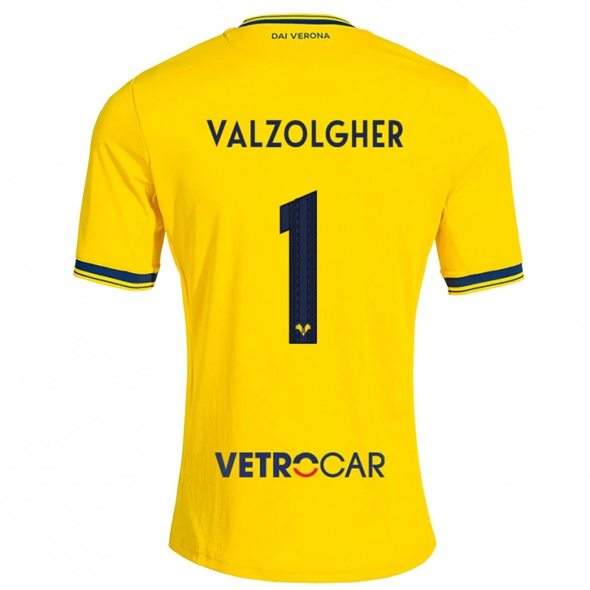 Danxen Mænd Chiara Valzolgher #1 Gul Rød Udebane Spillertrøjer 2026/27 Trøje T-Shirt