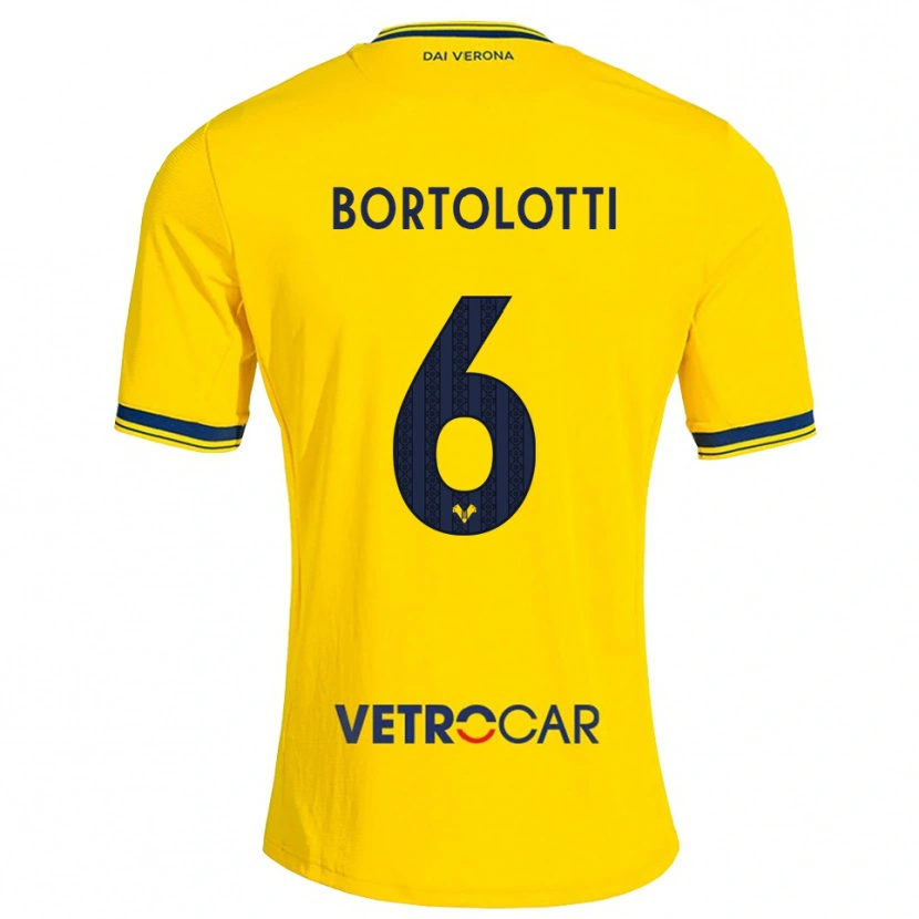 Danxen Mænd Marco Bortolotti #6 Gul Rød Udebane Spillertrøjer 2026/27 Trøje T-Shirt