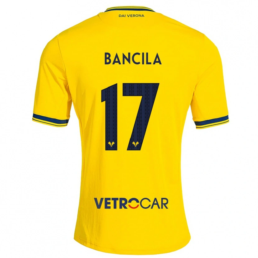 Danxen Mænd Darius Bancila #17 Gul Rød Udebane Spillertrøjer 2026/27 Trøje T-Shirt