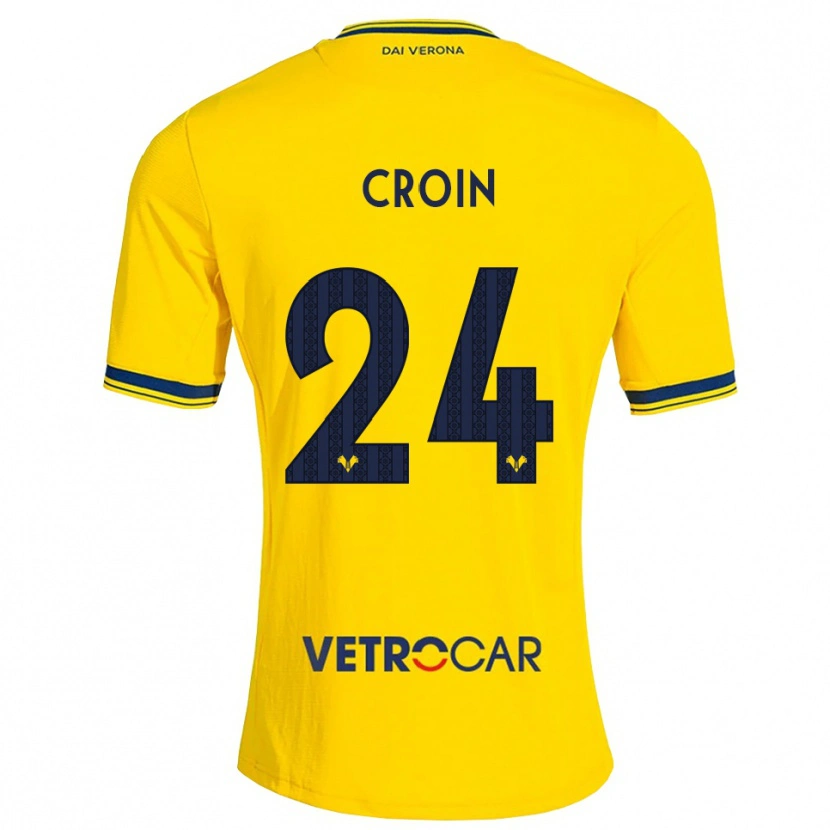 Danxen Mænd Nicole Croin #24 Gul Rød Udebane Spillertrøjer 2026/27 Trøje T-Shirt