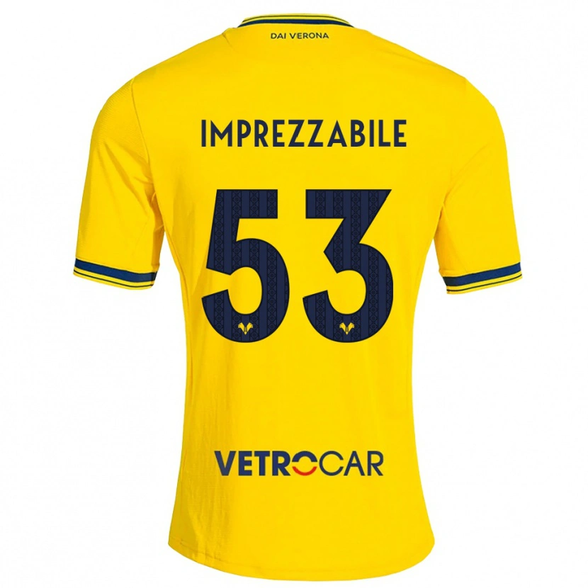 Danxen Mænd Francesca Imprezzabile #53 Gul Rød Udebane Spillertrøjer 2026/27 Trøje T-Shirt