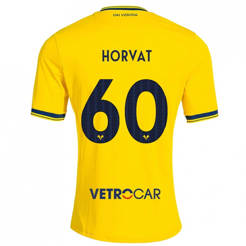 Danxen Mænd Mihaela Horvat #60 Gul Rød Udebane Spillertrøjer 2026/27 Trøje T-Shirt