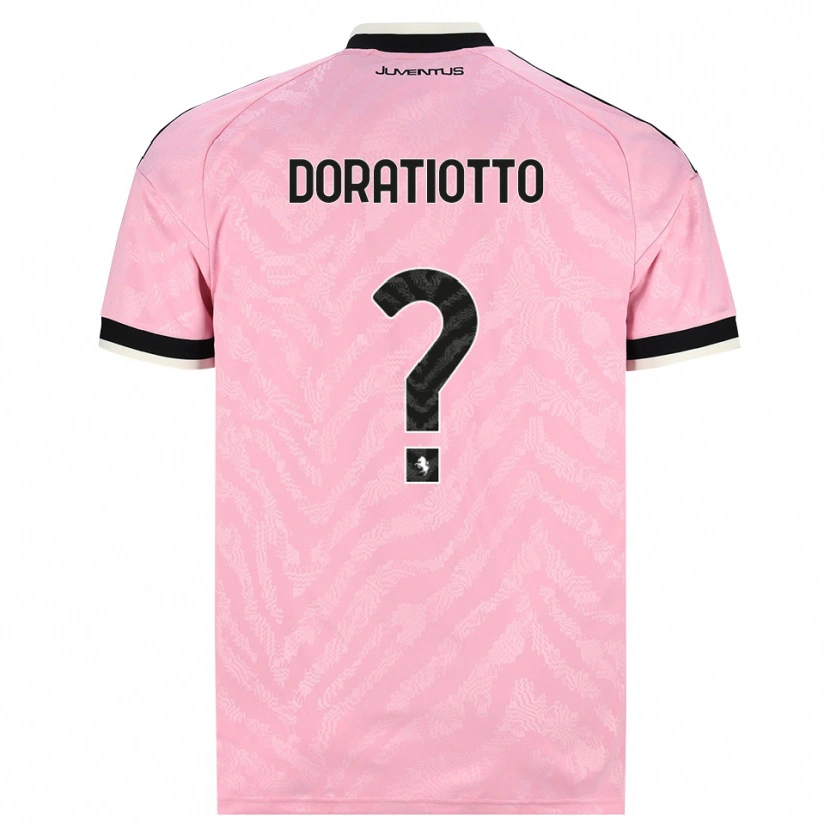 Danxen Mænd Giulio Doratiotto #0 Pink Sort Udebane Spillertrøjer 2026/27 Trøje T-Shirt