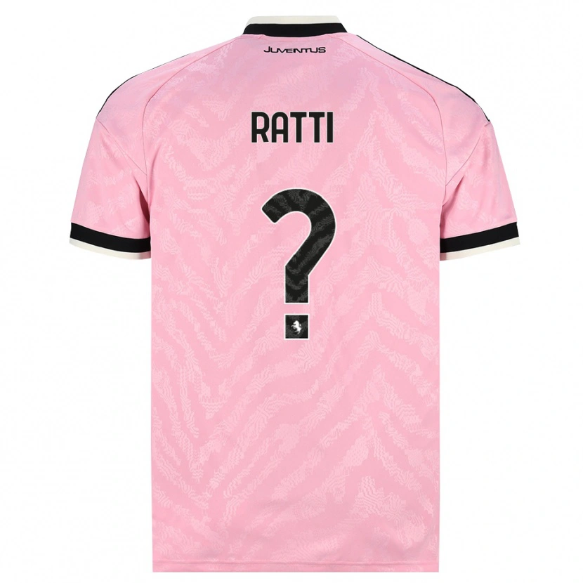 Danxen Mænd Leonardo Ratti #0 Pink Sort Udebane Spillertrøjer 2026/27 Trøje T-Shirt