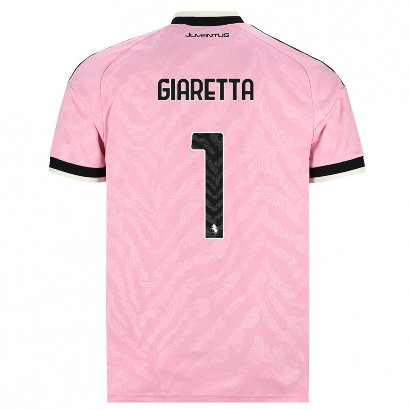 Danxen Mænd Emanuele Giaretta #1 Pink Sort Udebane Spillertrøjer 2026/27 Trøje T-Shirt