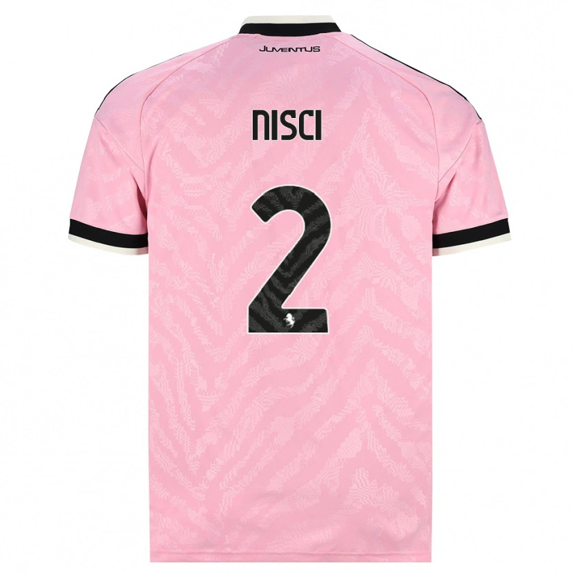 Danxen Mænd Alessandro Nisci #2 Pink Sort Udebane Spillertrøjer 2026/27 Trøje T-Shirt