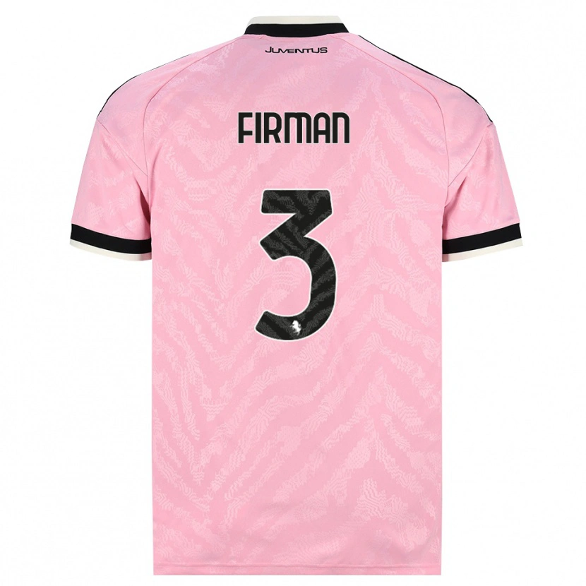 Danxen Mænd Andriy Firman #3 Pink Sort Udebane Spillertrøjer 2026/27 Trøje T-Shirt