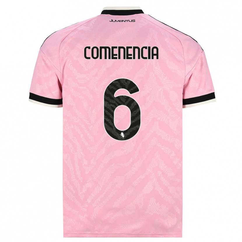 Danxen Mænd Livano Comenencia #6 Pink Sort Udebane Spillertrøjer 2026/27 Trøje T-Shirt