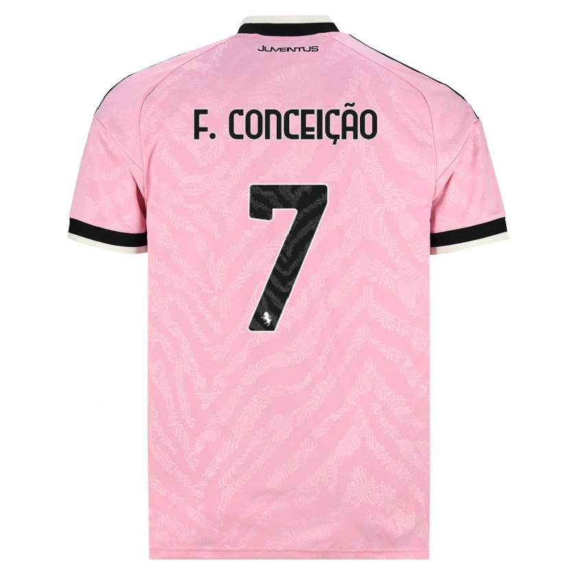 Danxen Mænd Francisco Conceição #7 Pink Sort Udebane Spillertrøjer 2026/27 Trøje T-Shirt