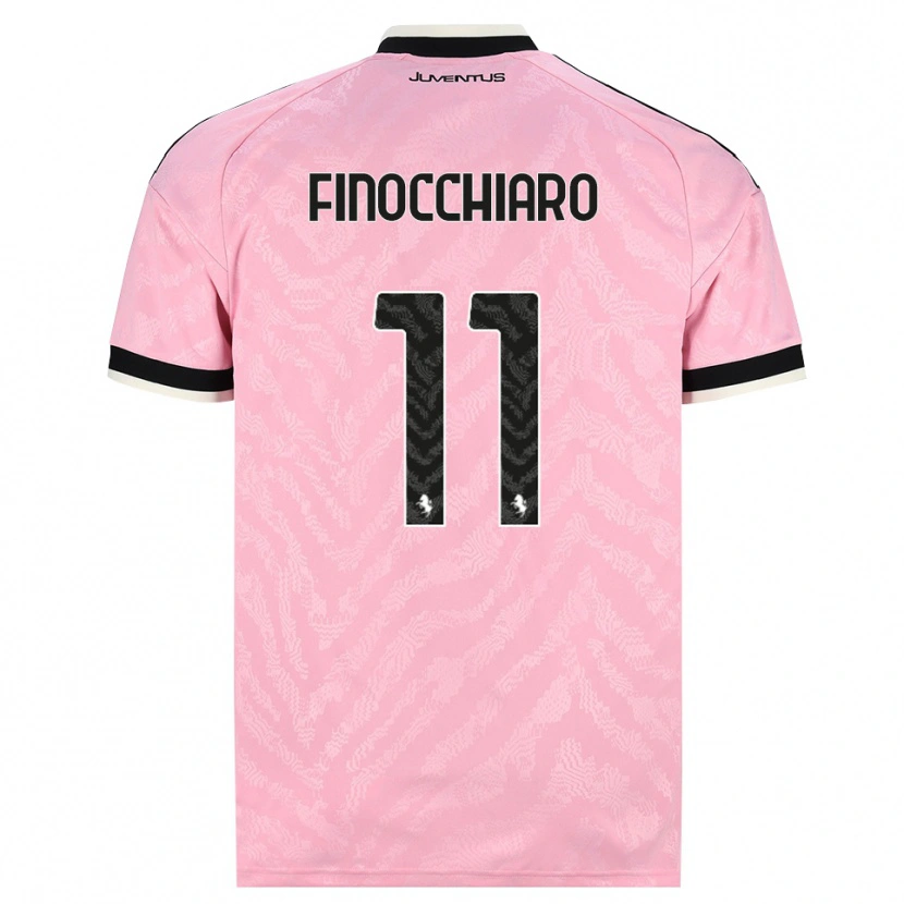 Danxen Mænd Gabriele Finocchiaro #11 Pink Sort Udebane Spillertrøjer 2026/27 Trøje T-Shirt