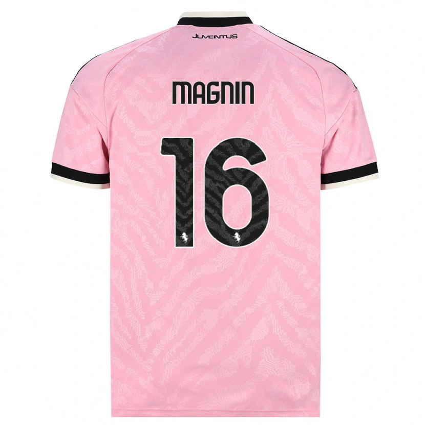 Danxen Mænd Pauline Peyraud-Magnin #16 Pink Sort Udebane Spillertrøjer 2026/27 Trøje T-Shirt