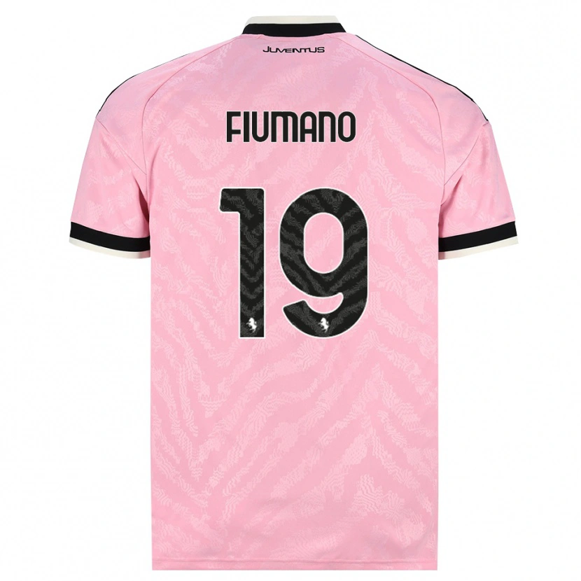 Danxen Mænd Filippo Fiumano #19 Pink Sort Udebane Spillertrøjer 2026/27 Trøje T-Shirt