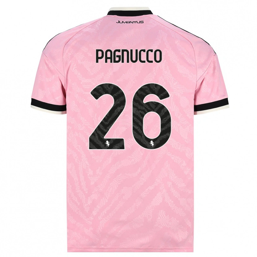 Danxen Mænd Filippo Pagnucco #26 Pink Sort Udebane Spillertrøjer 2026/27 Trøje T-Shirt