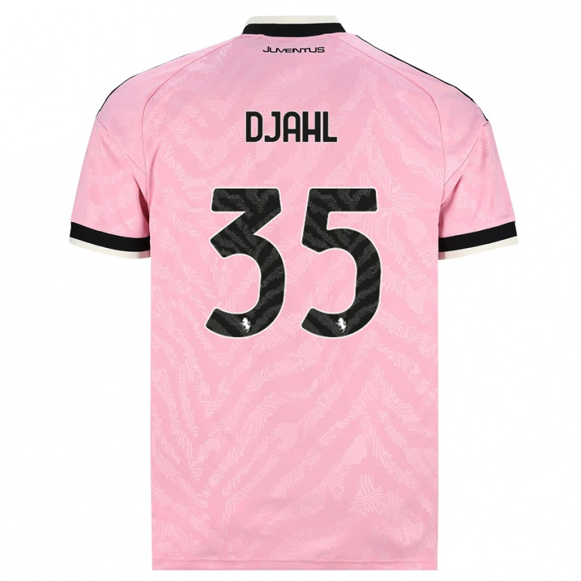 Danxen Mænd Rayan Djahl #35 Pink Sort Udebane Spillertrøjer 2026/27 Trøje T-Shirt