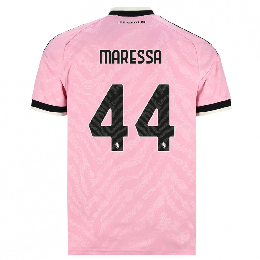Danxen Mænd Tommaso Maressa #44 Pink Sort Udebane Spillertrøjer 2026/27 Trøje T-Shirt