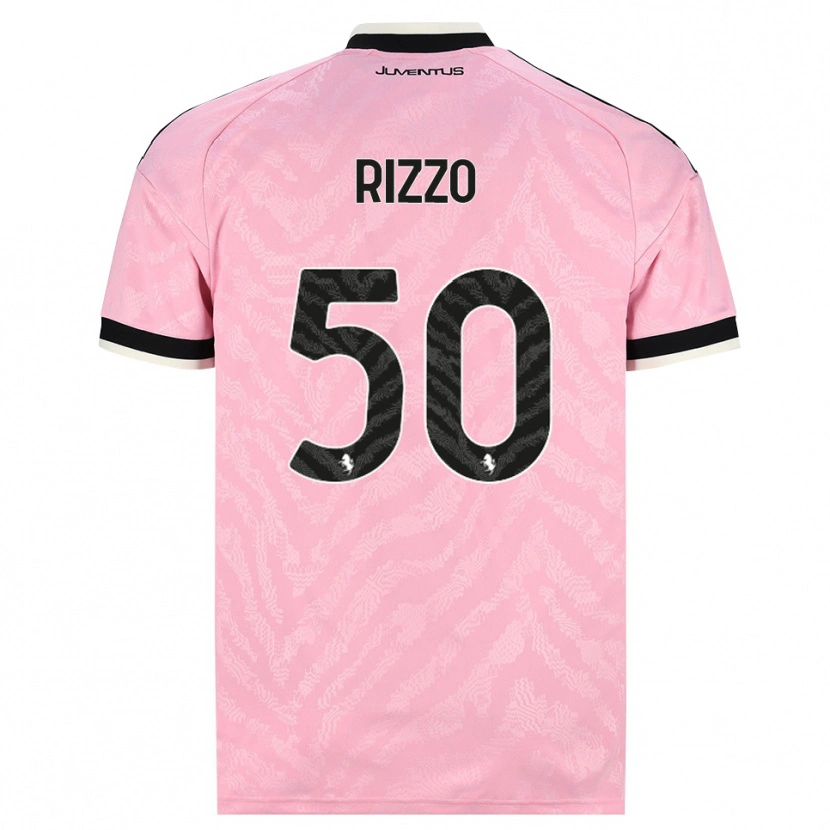 Danxen Mænd Niccolò Rizzo #50 Pink Sort Udebane Spillertrøjer 2026/27 Trøje T-Shirt