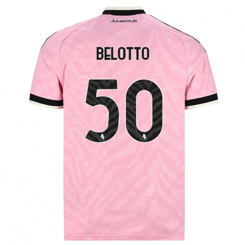 Danxen Mænd Soledad Belotto #50 Pink Sort Udebane Spillertrøjer 2026/27 Trøje T-Shirt