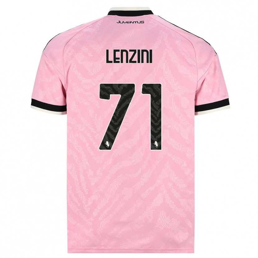 Danxen Mænd Martina Lenzini #71 Pink Sort Udebane Spillertrøjer 2026/27 Trøje T-Shirt