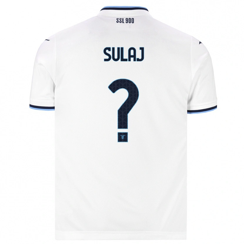 Danxen Mænd Sean Sulaj #0 Hvid Marineblå Udebane Spillertrøjer 2026/27 Trøje T-Shirt