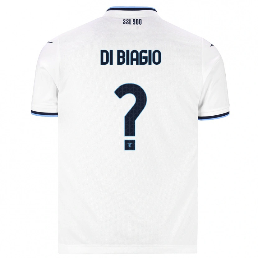 Danxen Mænd Simone Di Biagio #0 Hvid Marineblå Udebane Spillertrøjer 2026/27 Trøje T-Shirt