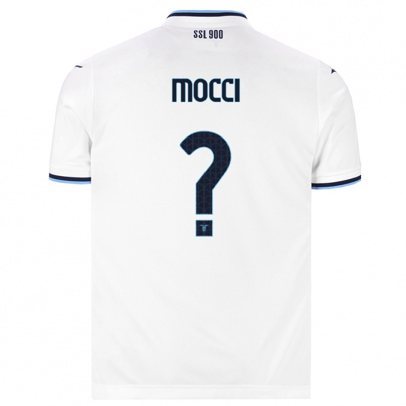 Danxen Mænd Tommaso Mocci #0 Hvid Marineblå Udebane Spillertrøjer 2026/27 Trøje T-Shirt