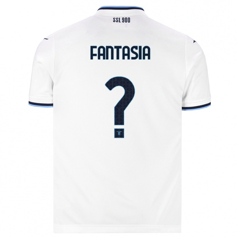 Danxen Mænd Luca Fantasia #0 Hvid Marineblå Udebane Spillertrøjer 2026/27 Trøje T-Shirt