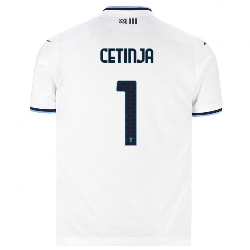 Danxen Mænd Sara Cetinja #1 Hvid Marineblå Udebane Spillertrøjer 2026/27 Trøje T-Shirt
