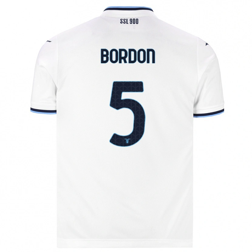 Danxen Mænd Ricardo Bordon #5 Hvid Marineblå Udebane Spillertrøjer 2026/27 Trøje T-Shirt