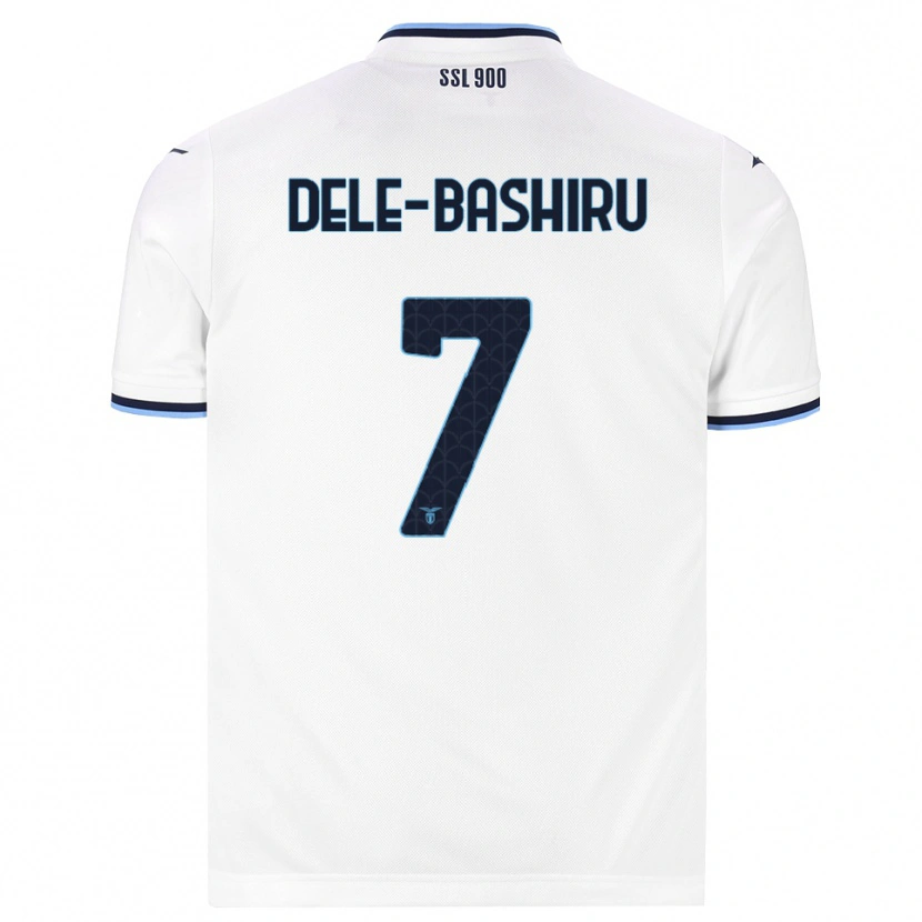 Danxen Mænd Fisayo Dele-Bashiru #7 Hvid Marineblå Udebane Spillertrøjer 2026/27 Trøje T-Shirt