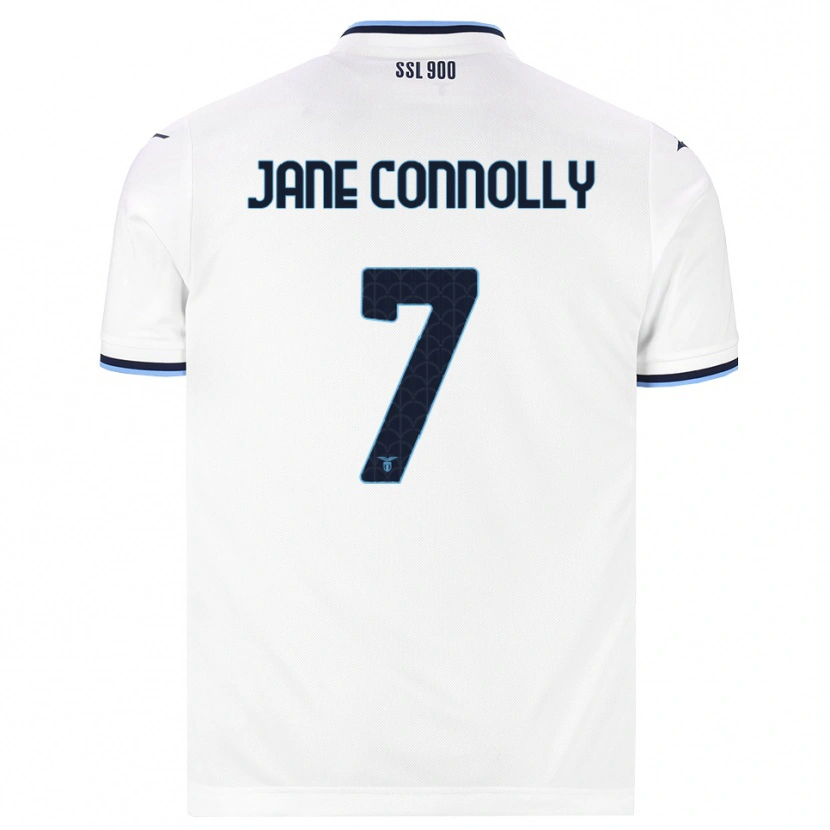 Danxen Mænd Megan Jane Connolly #7 Hvid Marineblå Udebane Spillertrøjer 2026/27 Trøje T-Shirt