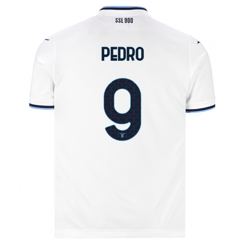 Danxen Mænd Pedro #9 Hvid Marineblå Udebane Spillertrøjer 2026/27 Trøje T-Shirt