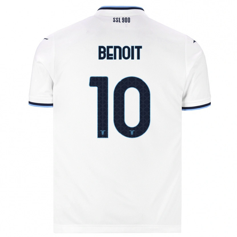 Danxen Mænd Alice Benoît #10 Hvid Marineblå Udebane Spillertrøjer 2026/27 Trøje T-Shirt