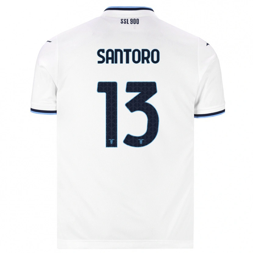 Danxen Mænd Martina Santoro #13 Hvid Marineblå Udebane Spillertrøjer 2026/27 Trøje T-Shirt