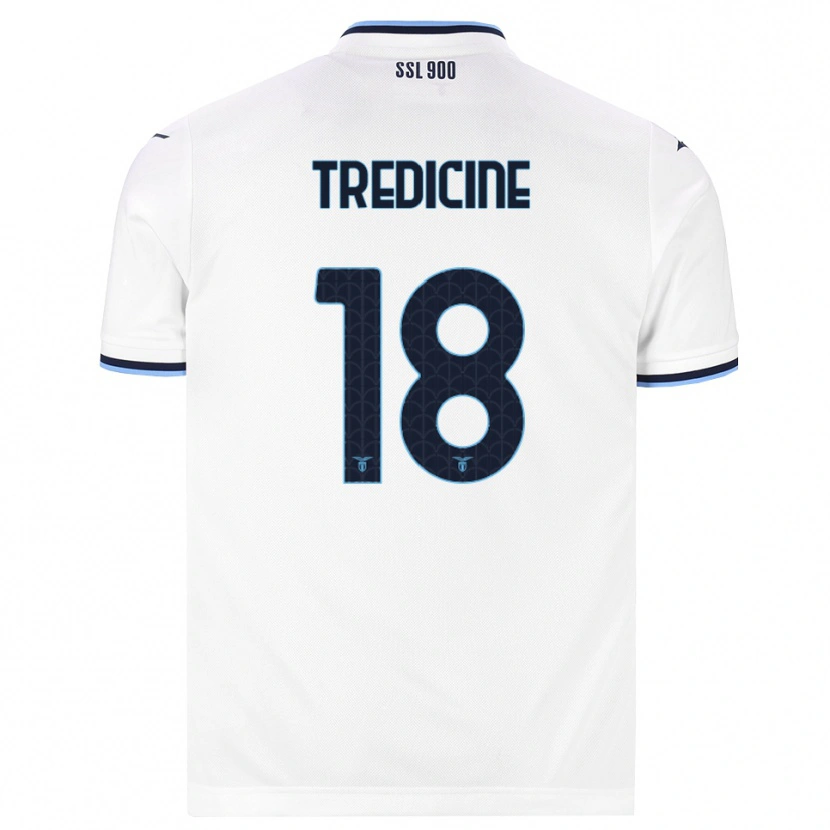 Danxen Mænd Manuel Tredicine #18 Hvid Marineblå Udebane Spillertrøjer 2026/27 Trøje T-Shirt