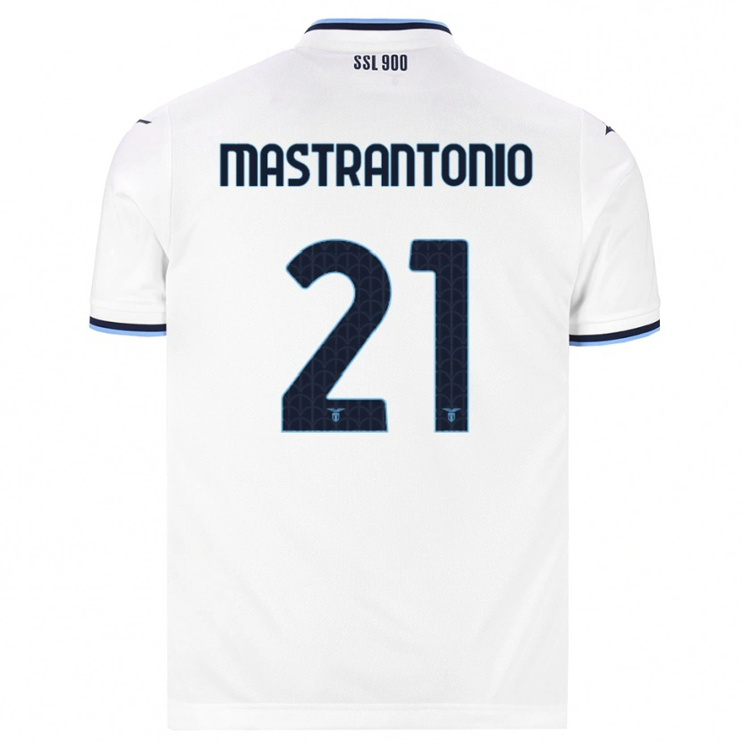 Danxen Mænd Ella Mastrantonio #21 Hvid Marineblå Udebane Spillertrøjer 2026/27 Trøje T-Shirt
