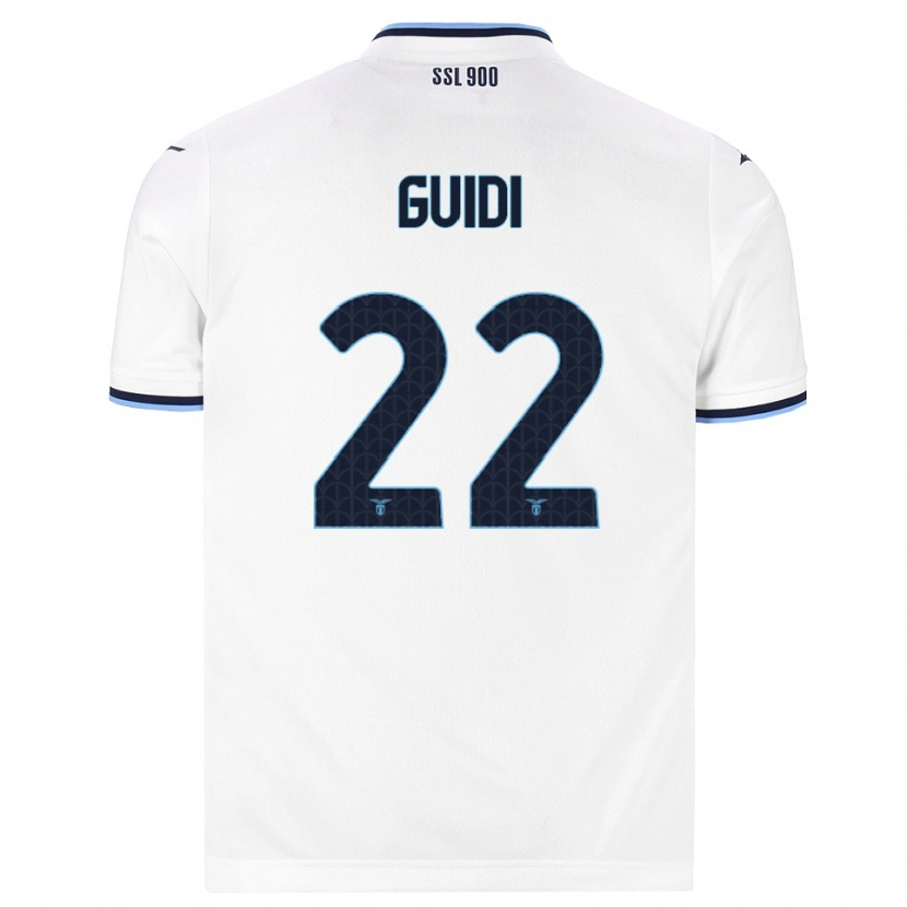 Danxen Mænd Emma Guidi #22 Hvid Marineblå Udebane Spillertrøjer 2026/27 Trøje T-Shirt