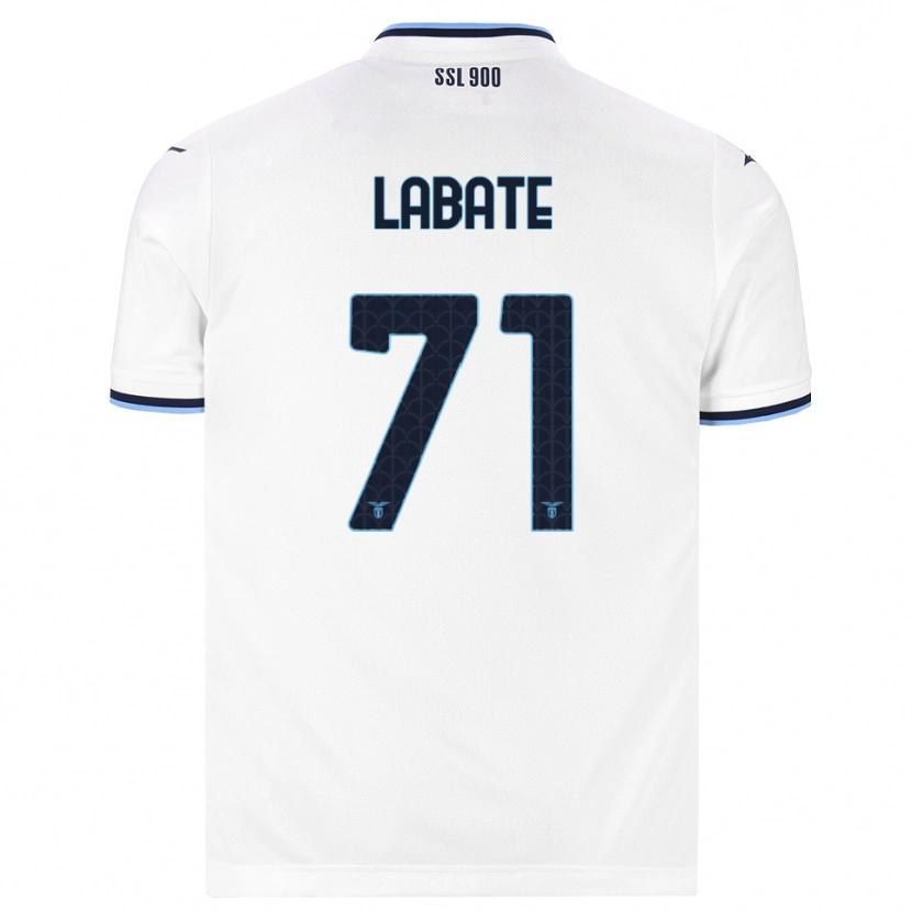 Danxen Mænd Camilla Labate #71 Hvid Marineblå Udebane Spillertrøjer 2026/27 Trøje T-Shirt