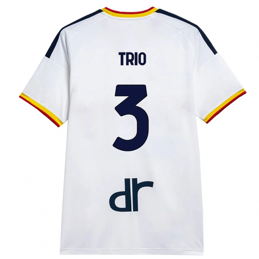 Danxen Mænd Stefano Trio #3 Hvid Gul Rød Udebane Spillertrøjer 2026/27 Trøje T-Shirt