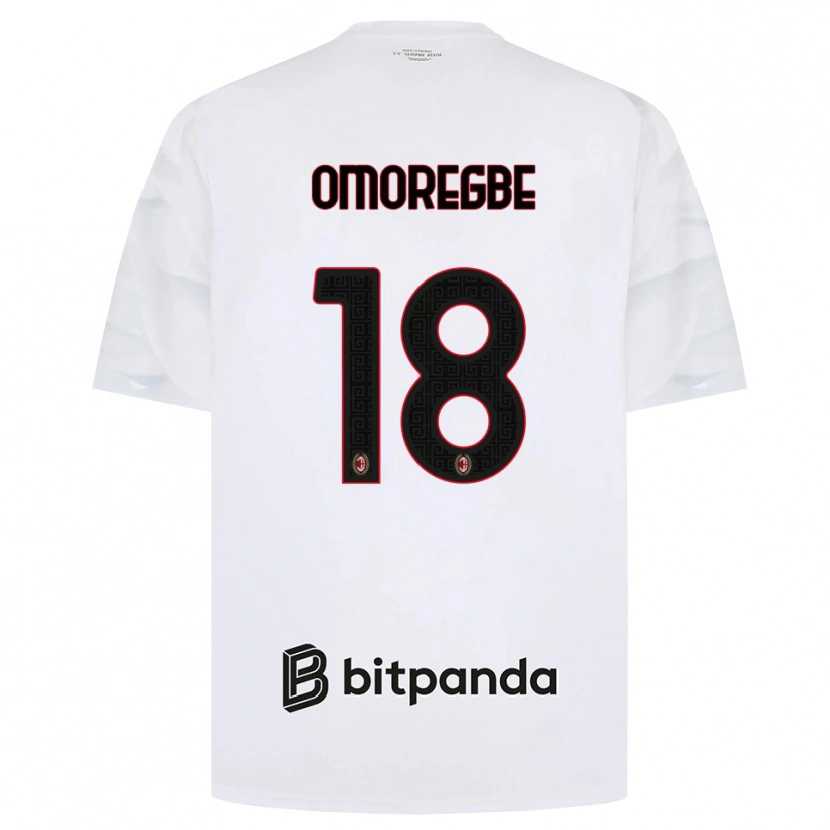 Danxen Mænd Bob Murphy Omoregbe #18 Hvid Rød Sort Udebane Spillertrøjer 2026/27 Trøje T-Shirt