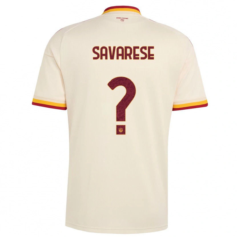 Danxen Mænd Bruno Savarese #0 Champagne Rød Gul Udebane Spillertrøjer 2026/27 Trøje T-Shirt